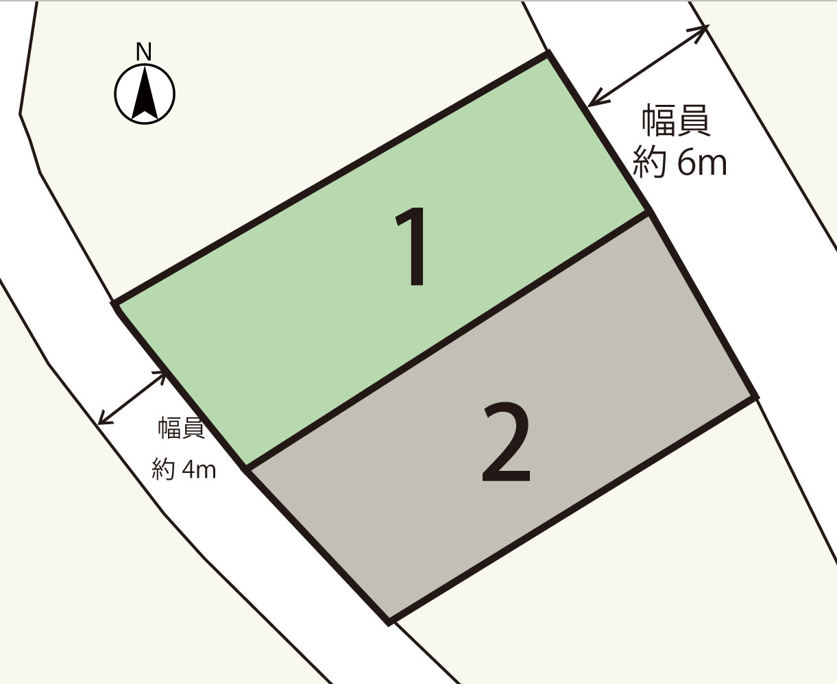 廿日市市宮島口上1丁目　新築一戸建ての区画図