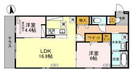 ルシェーナ西田辺の間取り