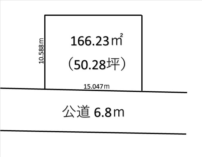 【土地図】 | 熊谷市籠原南2丁目 D区画　2730万 土地 | 南道路で日当たり良好です。