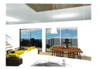 【土地図＋建物プラン例】 | リビング・ベランダからの眺望が最高です！！