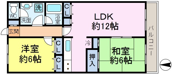 サンドリーム25の間取り