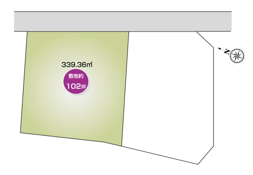 古河市大山　1号地◆区画図