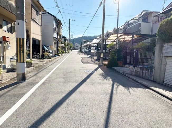 【前面道路含む現地写真】 | K41194-1号地鷹峯