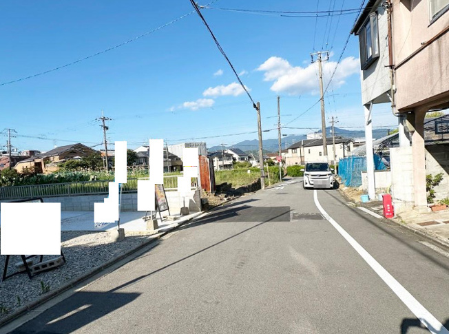 【前面道路含む現地写真】 | K41194-1号地鷹峯