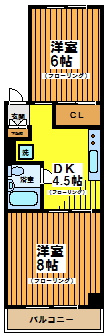 工東フラットの間取り