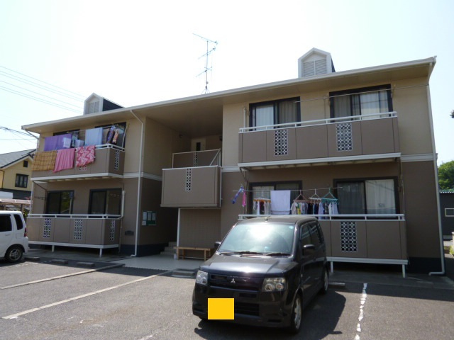 倉敷市児島田の口１丁目のアパートの外観