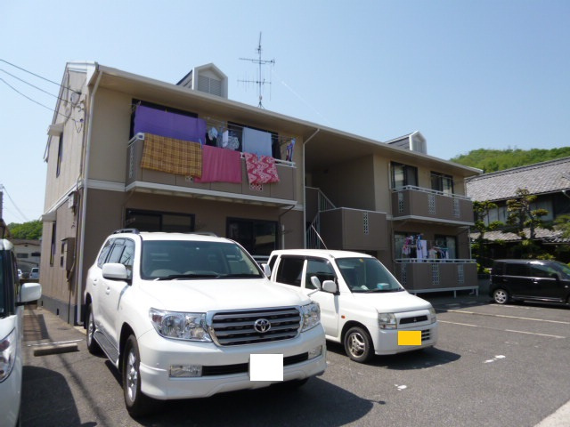 倉敷市児島田の口１丁目のアパートの外観