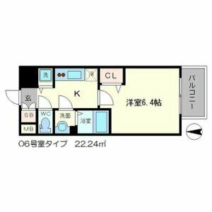メインステージ新大阪の間取り