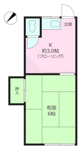 コーポ豊田の間取り