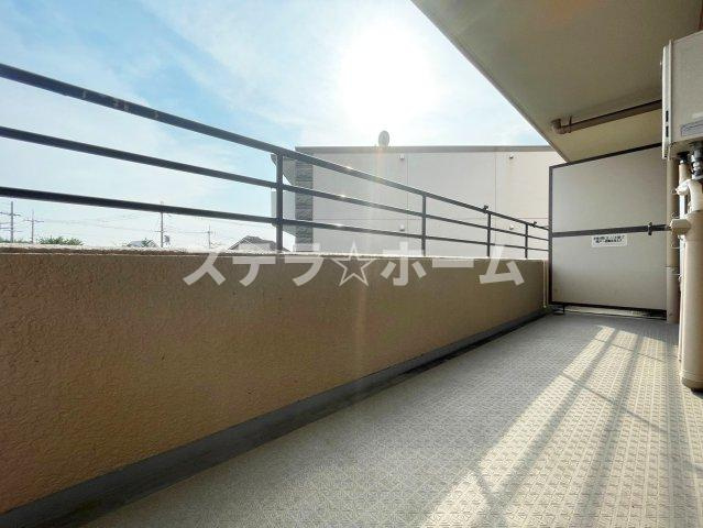 豊中緑丘パーク・マンションのバルコニー|広々としたバルコニーです