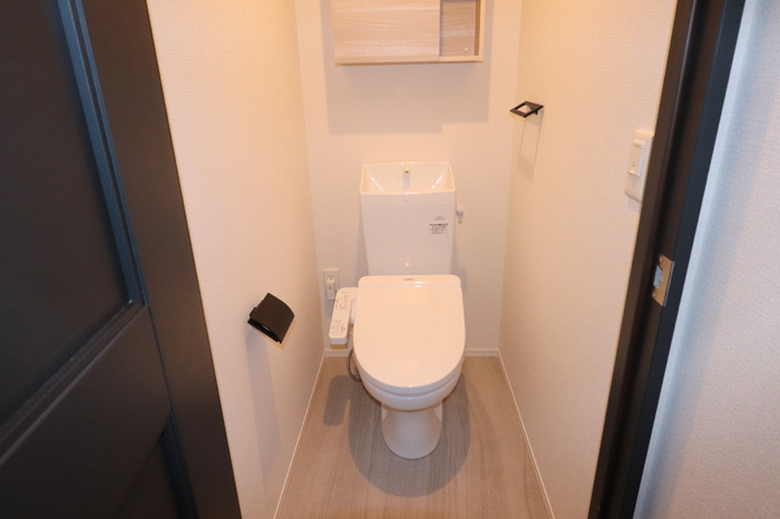 アルカンジュ東合川のトイレ|嬉しい温水洗浄便座付き♪