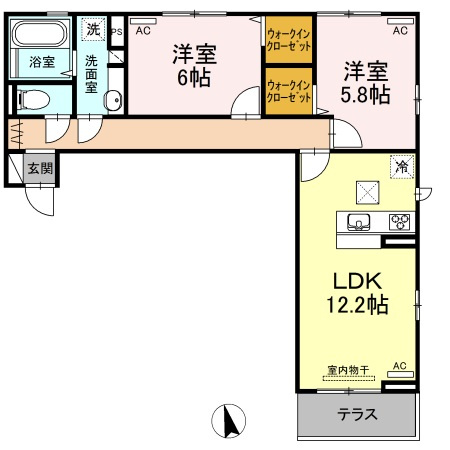 コモドの間取り