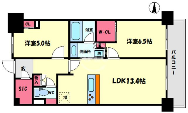 ザ・パークハビオ天満橋　滝川小学校区の間取り|ザ・パークハビオ天満橋　間取り