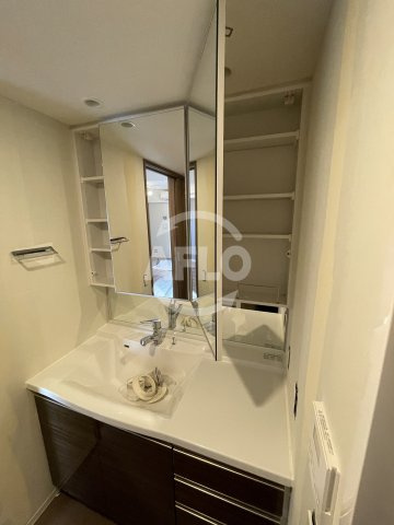 ザ・パークハビオ天満橋　滝川小学校区の独立洗面台|ザ・パークハビオ天満橋　独立洗面台