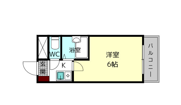  シティパレス東生駒P3－C