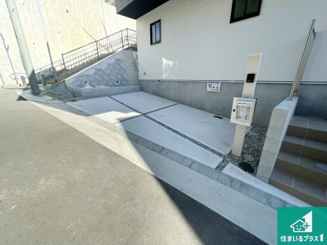 神戸市垂水区歌敷山　第1期　新築一戸建ての駐車場|駐車スペース！散水栓があるので、こまめに愛車を洗えます！