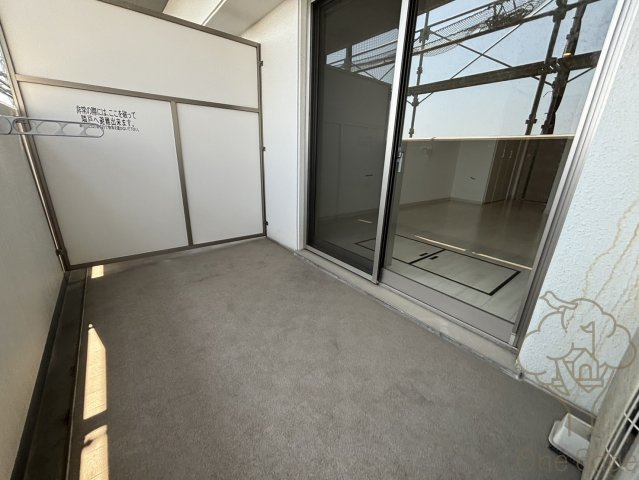 スプランティット新大阪Ⅲのバルコニー