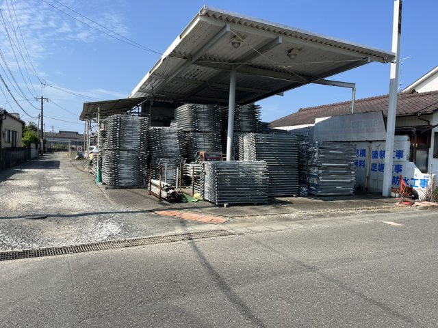 古城町事業用地の外観