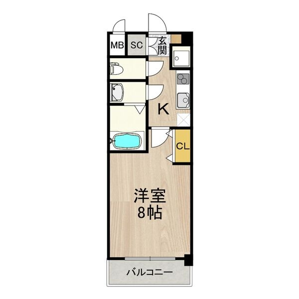 スプランディッド新大阪EASTの間取り
