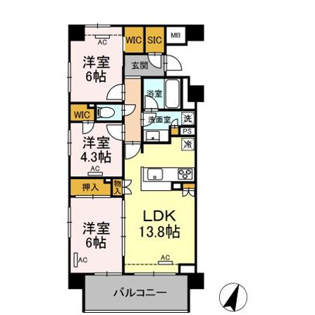 ザ・パークハウス横浜大口　D