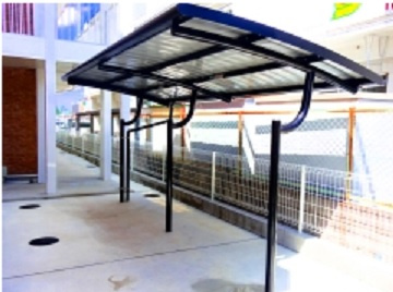 【外観】 | セードル | 屋根付き駐輪場