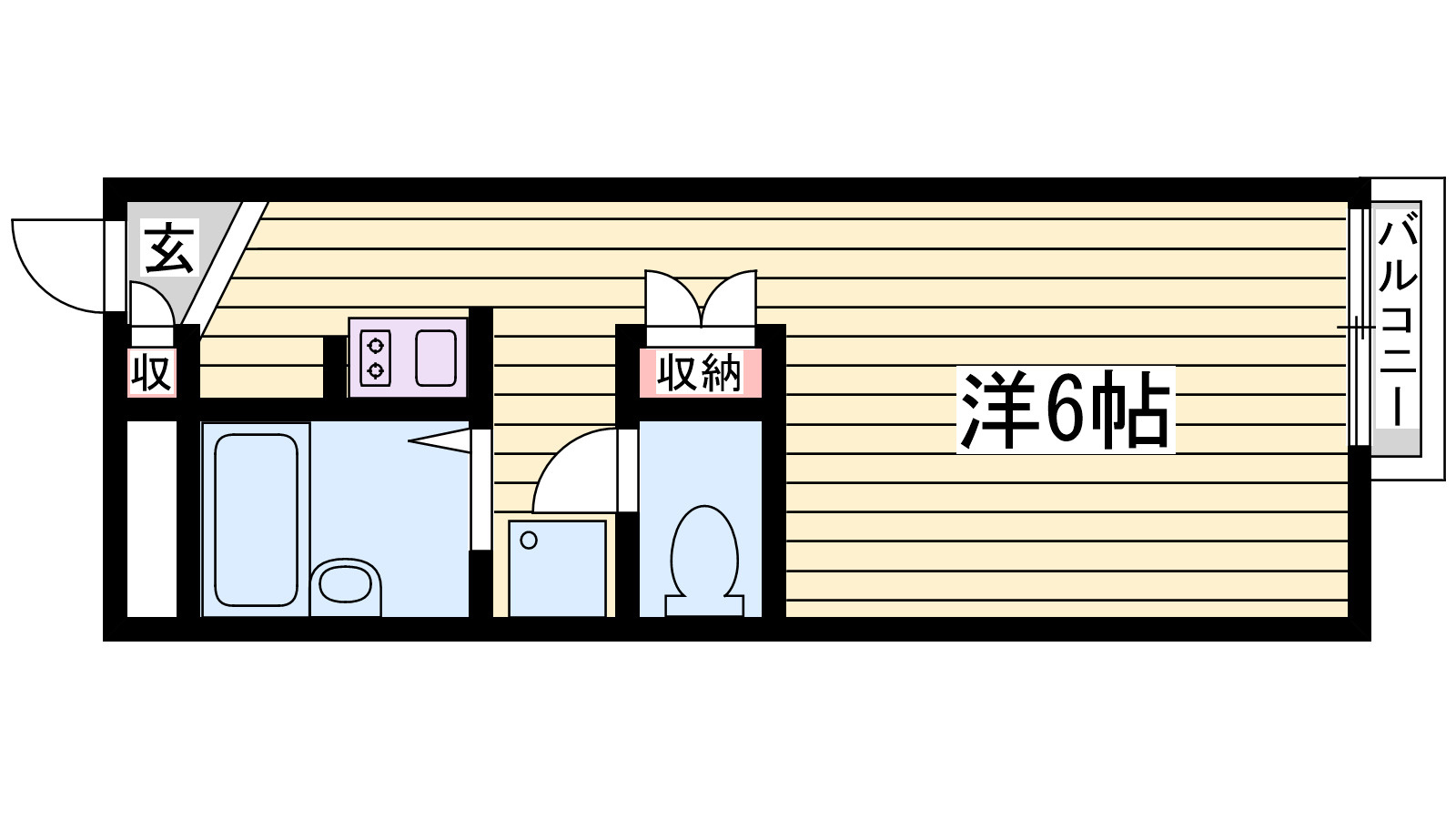 サンプレイス明石の間取り