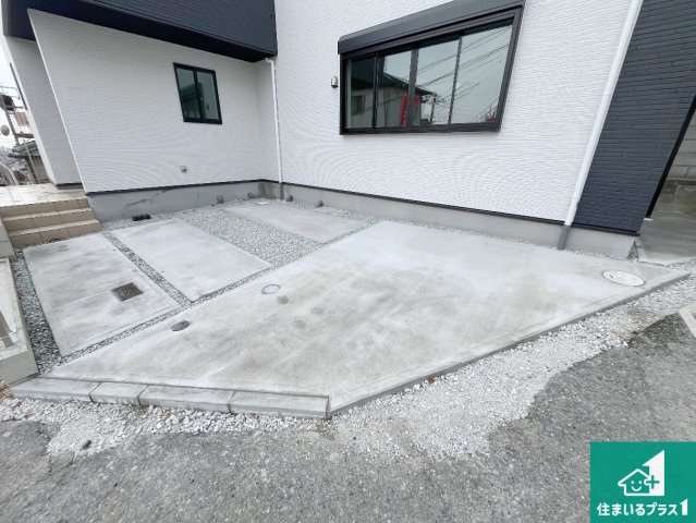 神戸市垂水区舞子坂　第1期　新築一戸建ての駐車場|駐車スペース！散水栓があるので、こまめに愛車を洗えます！
