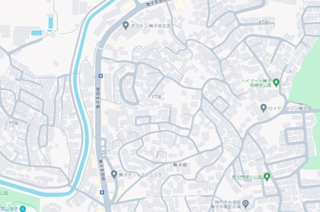 神戸市垂水区舞子坂　第1期　新築一戸建ての地図