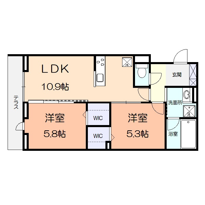 Lotus淵野辺の間取り