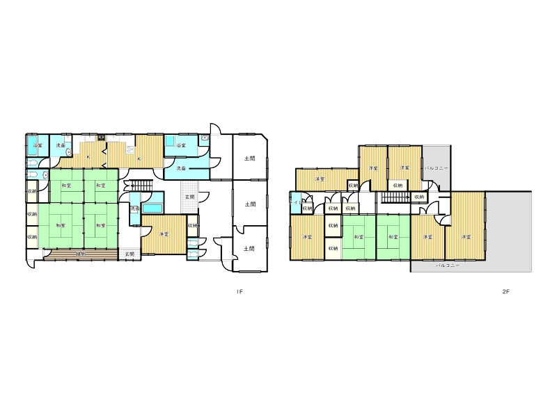 姫路市夢前町護持/中古戸建の間取り