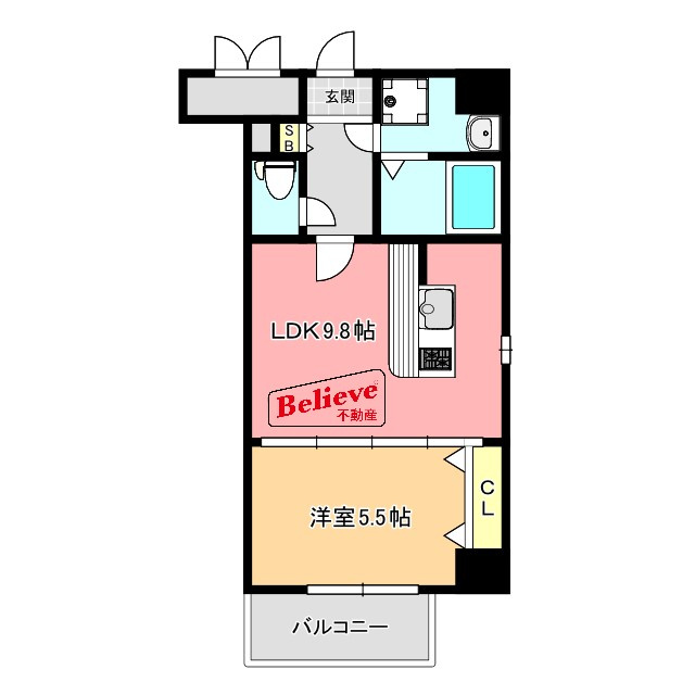 リッツ・アヴェニューの間取り|使い勝手の良い間取りです♪
