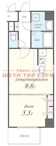 リッツ・アヴェニュー（リッツ・アベニュー）【10, 000円キャッシュバック対象物件】の間取り