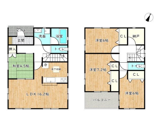 姫路市網干区興浜/中古戸建・収の間取り