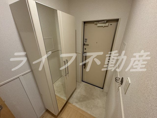 アプリコット瓜生の玄関|シンプルで使いやすい玄関です