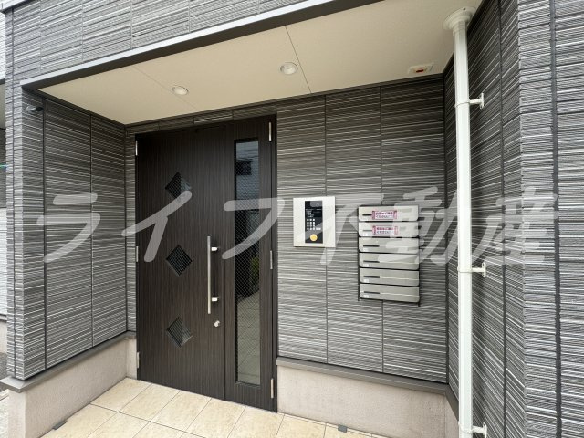 アプリコット瓜生のエントランス|落ち着いたエントランスです