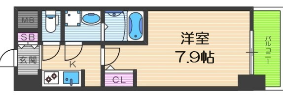 【間取り】 | LaDouceur西天満