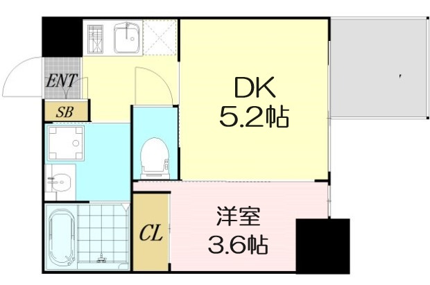 【間取り】 | セレニテ本町リアン