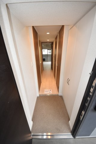 プレサンス難波ヴィータの玄関