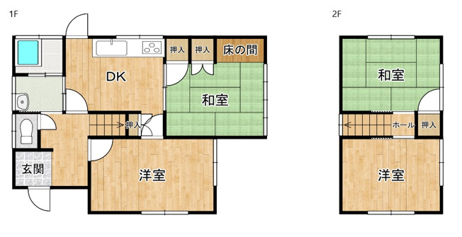 【間取り】 | 今村北４丁目中古住宅