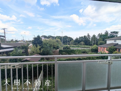 【展望】 | 藤和相武台コープⅡ　2階　「相武台前」駅　徒歩6分♪ | ■バルコニー前面は抜けており、眺望良好です♪