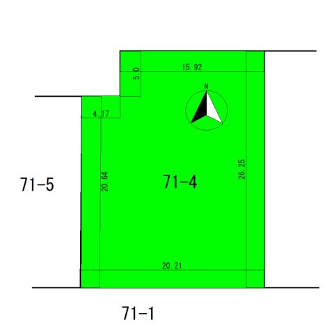 厚岸町白浜2丁目　売土地の土地図
