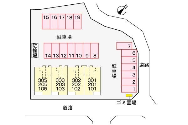 スター・ヒル桜木の区画図