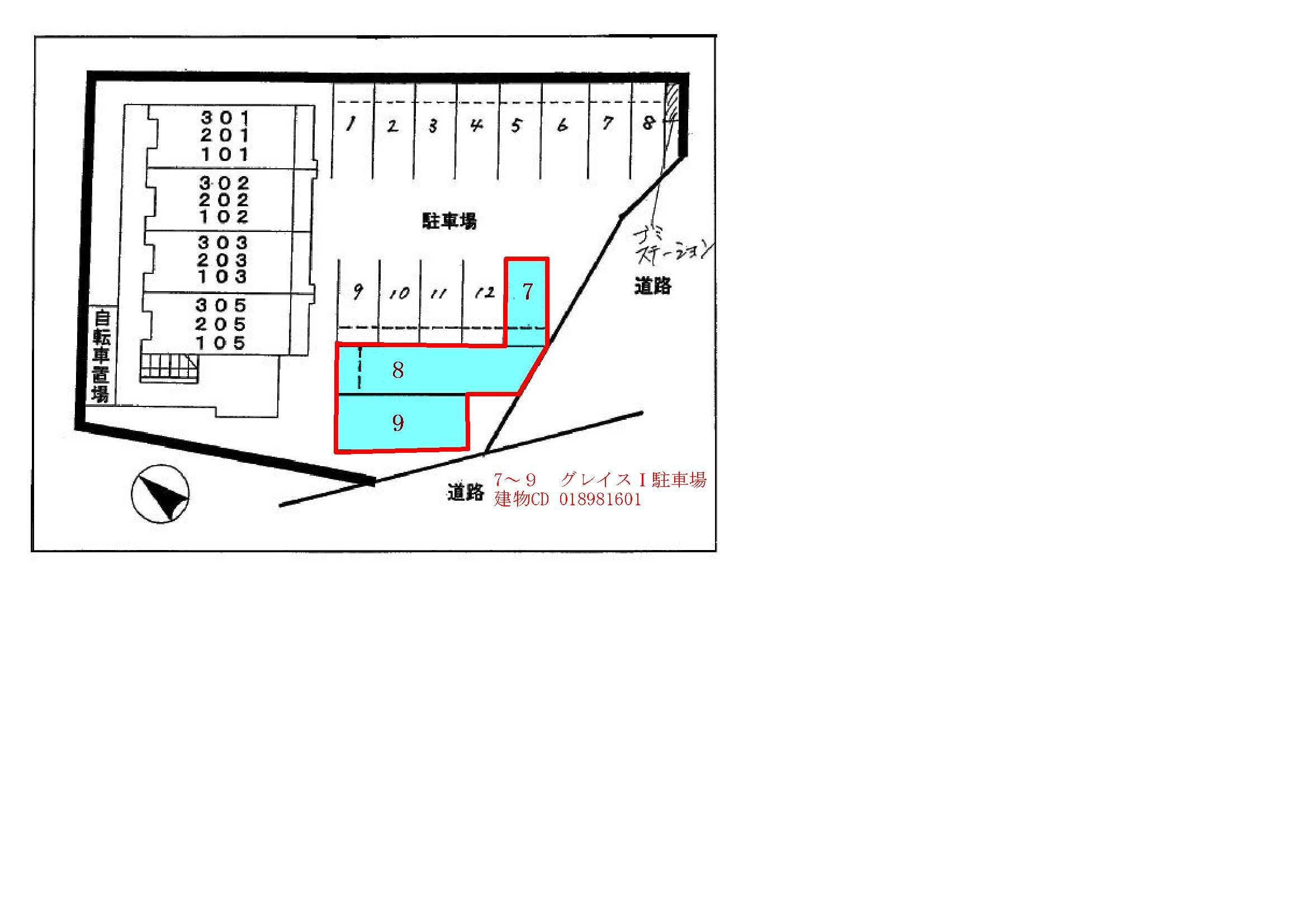 ヴィクトリー　　刈谷市近郊の賃貸ならクラスホーム刈谷店の区画図