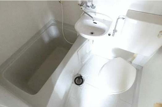 京都市左京区静市市原町の賃貸マンションの浴室