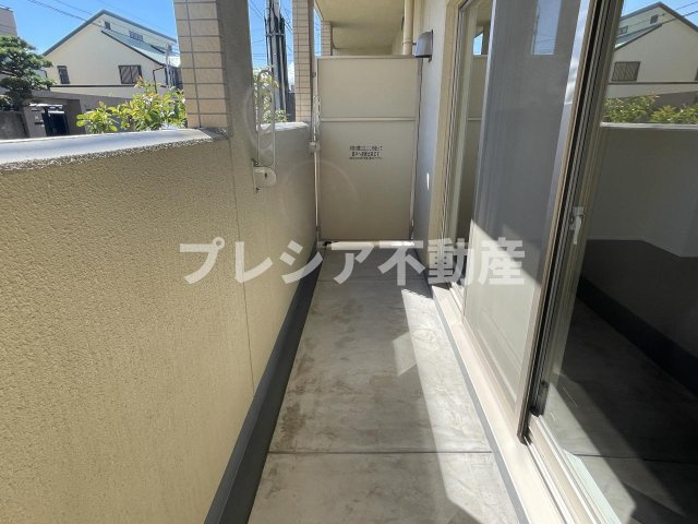 MINT甲子園三番町のバルコニー