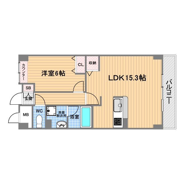 MINT甲子園三番町の間取り