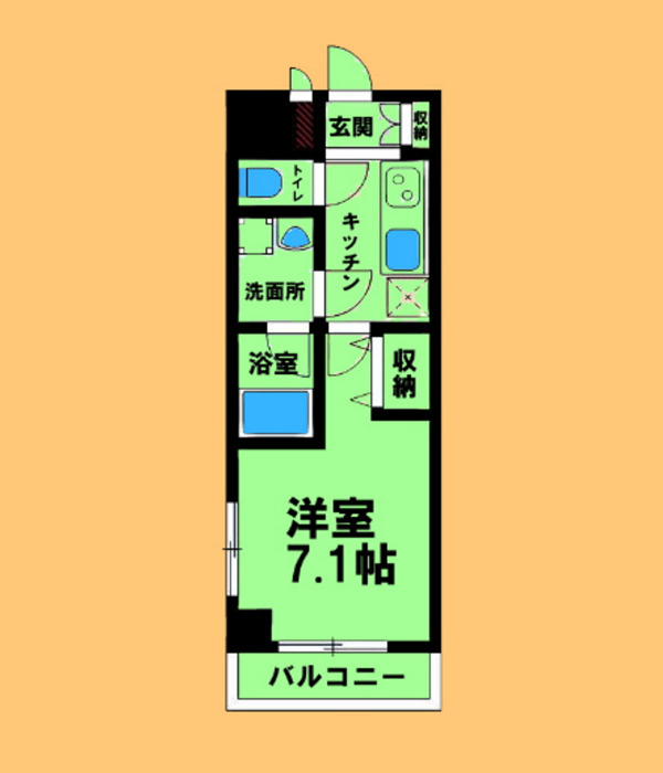 VANCOUVER1118大曽根の間取り|間取り反転タイプ