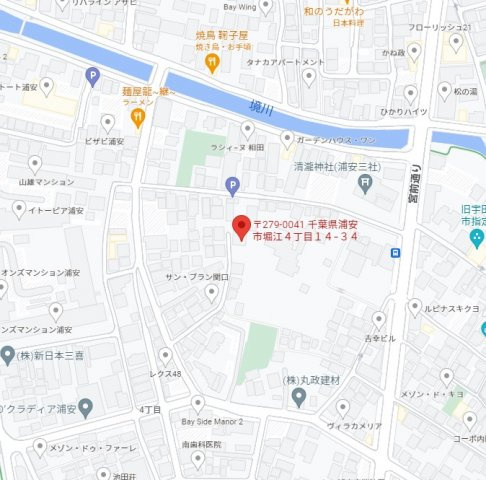 リリックコートスカイⅡの地図