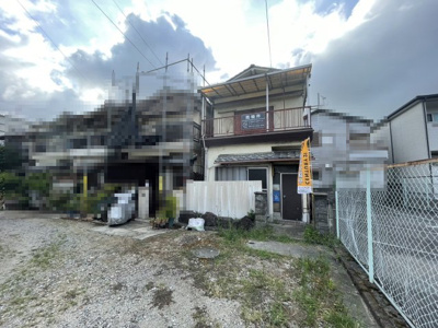 【前面道路含む現地写真】 | 岸和田市下池田町2丁目・駐車場用地 | 前面道路含む現地写真です