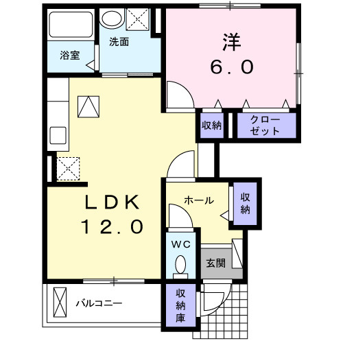 【間取り】 | メゾン静